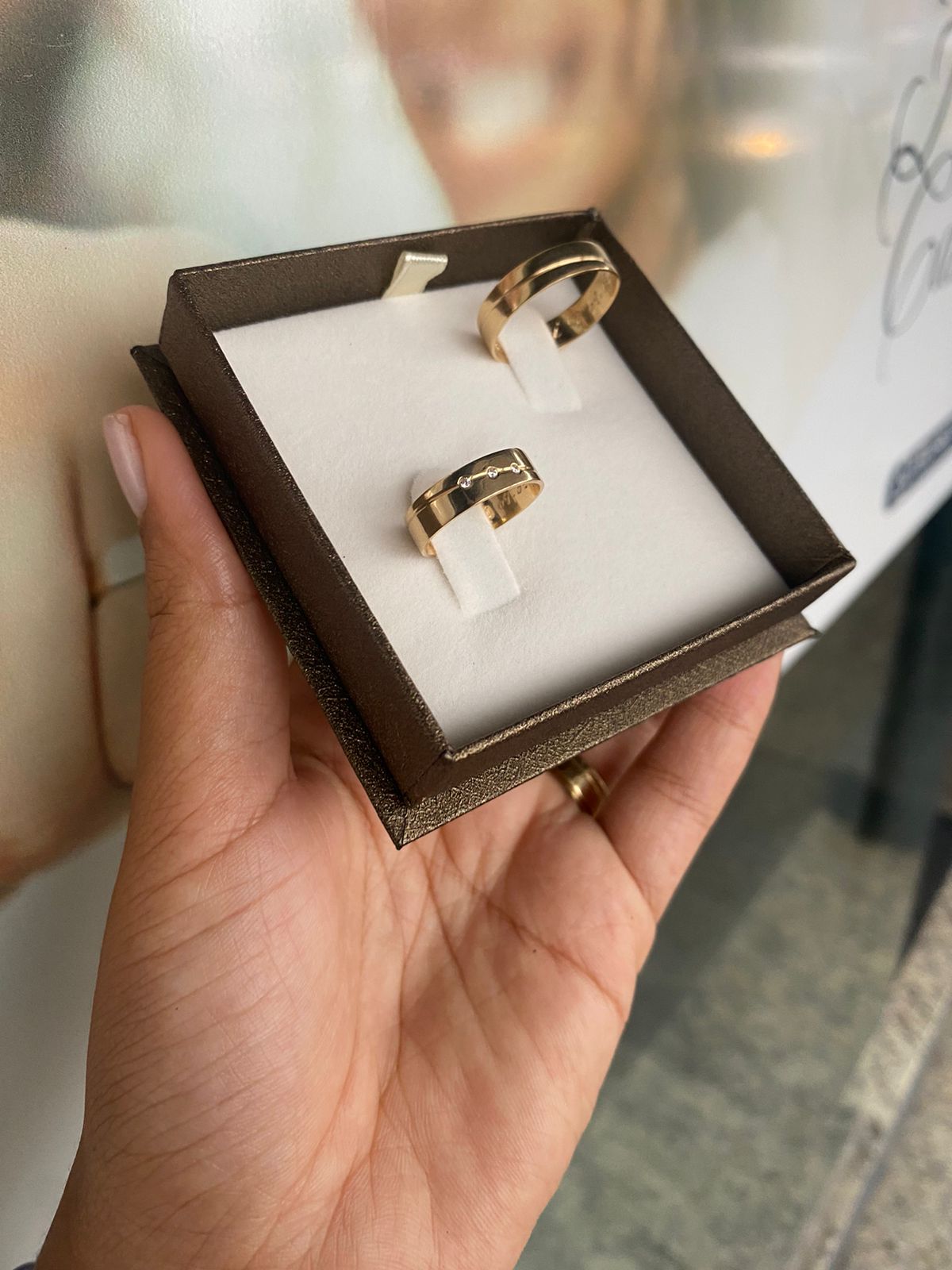 Alianças de Casamento Foz do Iguaçu 4,5mm Ouro 18K