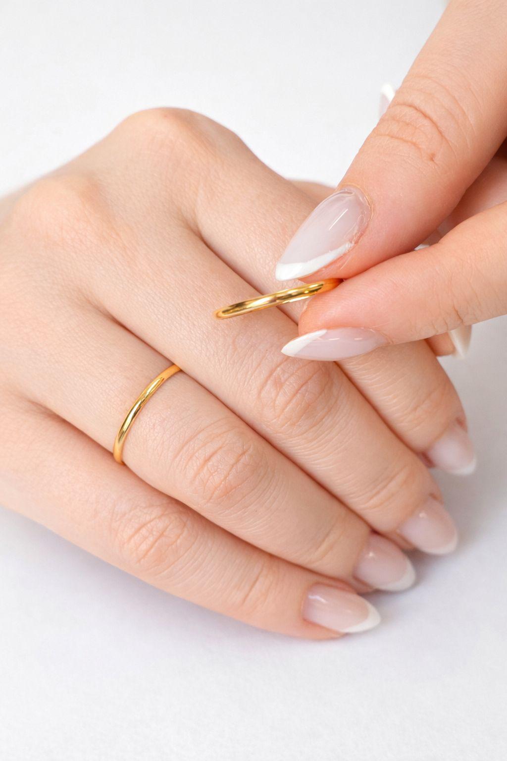 Alianças de Casamento Delicate 1,5mm Ouro 18K
